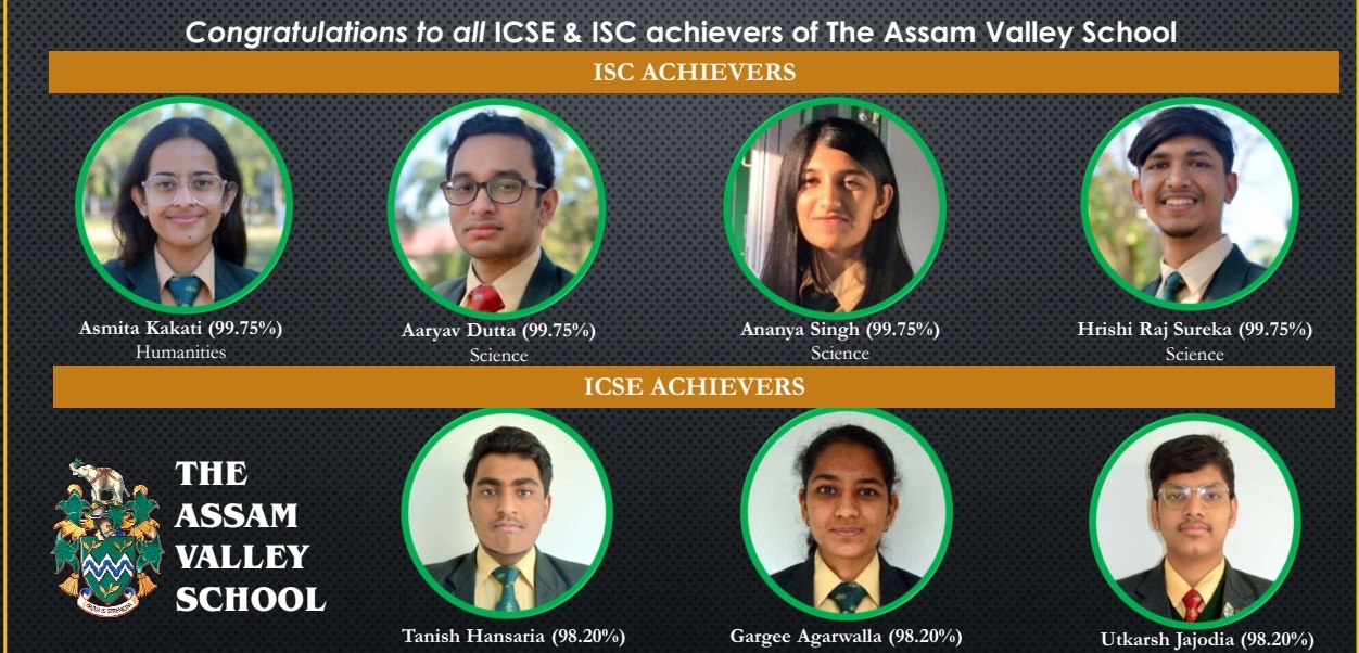 ICSE & ISC Results, 2021 The Assam Valley School